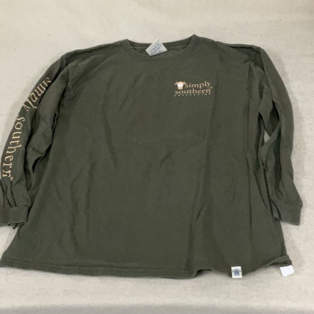 EUC girls long sleeve simply southern t-shirt